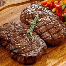 Who can resist a steak! lightly charred over an open fire